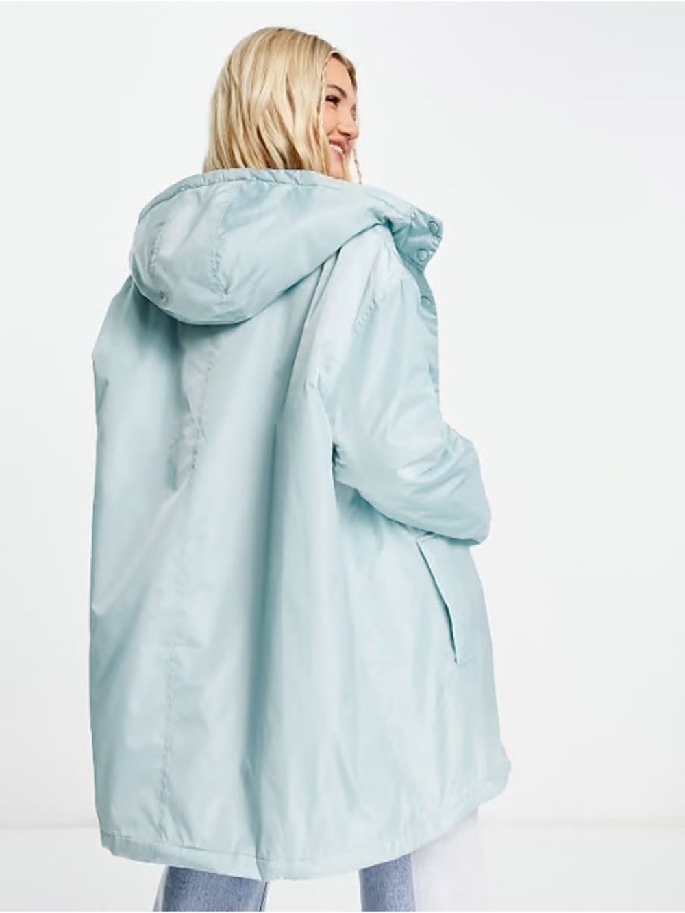 ASOS Oversize Puffer Raincoat